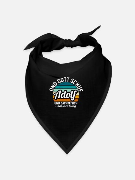 Adrian - Bandana Dreieckstuch - Schwarz