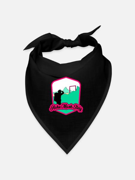 Hohe Mark Steig - Bandana Dreieckstuch - Schwarz