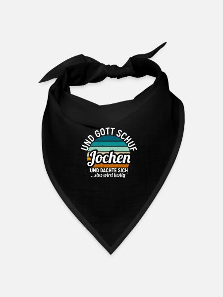 Jochen - Bandana Dreieckstuch - Schwarz