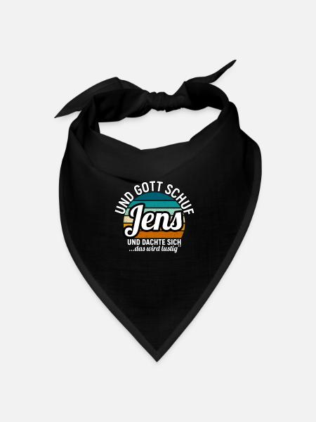 Jens - Bandana Dreieckstuch - Schwarz