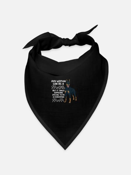 Dobermann - Bandana Dreieckstuch - Schwarz