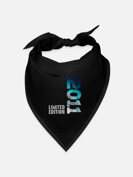 Limited Edition February 2011 Legendär Seit - Bandana Dreieckstuch - Schwarz