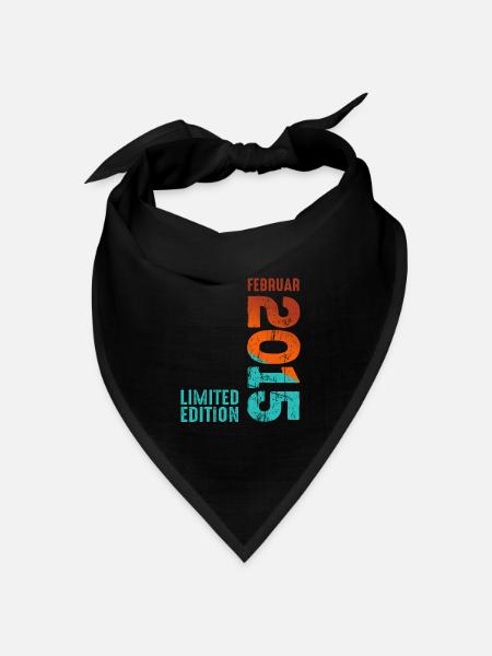 Limited Edition February 2015 Legendär Seit - Bandana Dreieckstuch - Schwarz