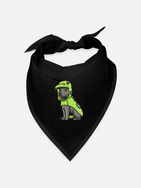 Staffordshire Bullterrier Hund Im - Bandana Dreieckstuch - Schwarz