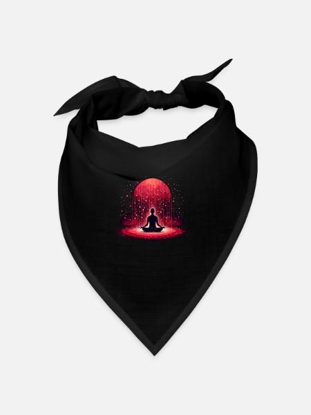 Rotlichttherapie Low-level-lasertherapie Für Die - Bandana Dreieckstuch - Schwarz