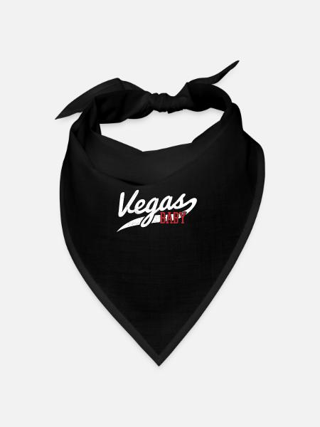 Las Vegas Nevada Souvenir Geschenk - Bandana Dreieckstuch - Schwarz