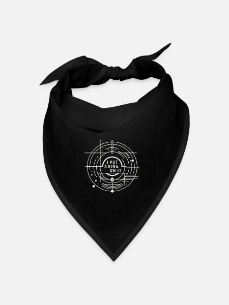 I Put A Ring On It 5 - Bandana Dreieckstuch - Schwarz