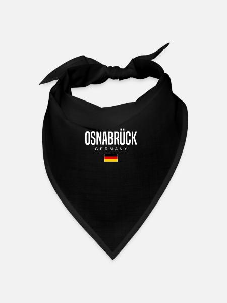 Osnabrück - Bandana Dreieckstuch - Schwarz