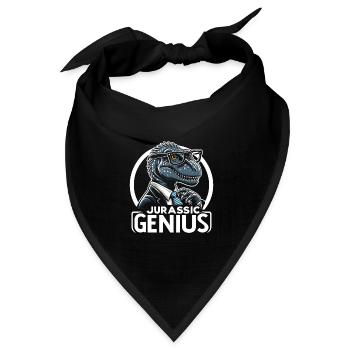 Fossilienjäger Fossilienjagd Paläontologe - Bandana Dreieckstuch - Schwarz - Vorne
