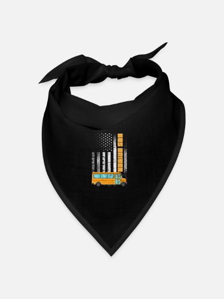 Busfahrer - Bandana Dreieckstuch - Schwarz