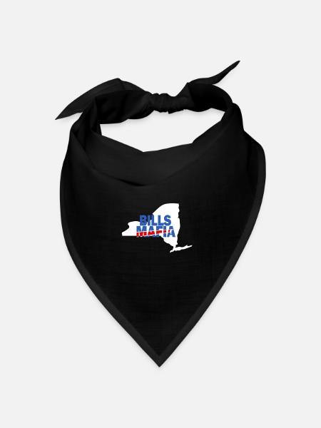 Buffalo Pride Strong Bold Bills Mafia Energie - Bandana Dreieckstuch - Schwarz