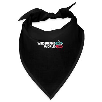 Windsurfen Windsurfer Windsurfing On World Off - Bandana Dreieckstuch - Schwarz - Vorne