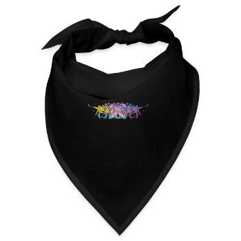 Eishockeyspieler Jungen Eishockey - Bandana Dreieckstuch - Schwarz - Vorne
