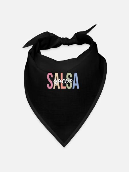 Salsa-Tänzerin Salsa-Tanz Tanzen - Bandana Dreieckstuch - Schwarz