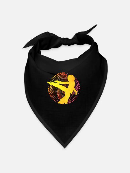 Capoeira - Bandana Dreieckstuch - Schwarz