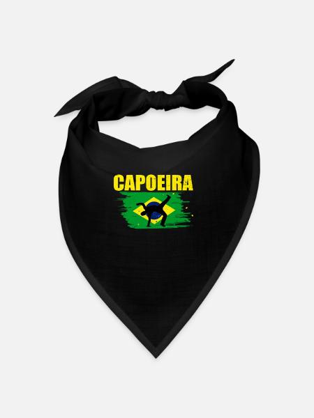 Capoeira - Bandana Dreieckstuch - Schwarz