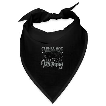 Guinea Hog Mama - Bandana Dreieckstuch - Schwarz - Vorne