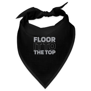 Fahrstuhl Aufzug - Bandana Dreieckstuch - Schwarz - Vorne
