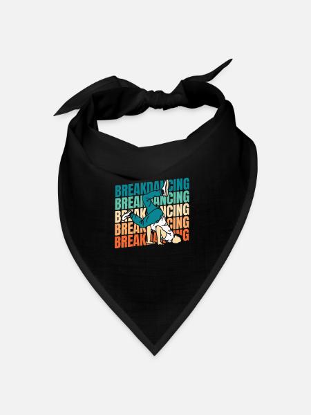 Breakdance Breakdancer Breakdancing - Bandana Dreieckstuch - Schwarz