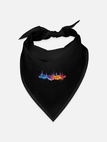 Bocholt - Bandana Dreieckstuch - Schwarz