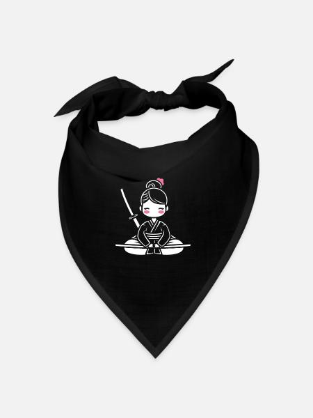 iaido - Bandana Dreieckstuch - Schwarz