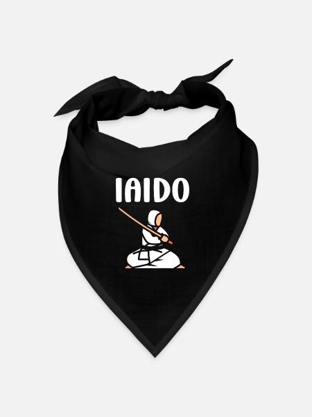 iaido - Bandana Dreieckstuch - Schwarz