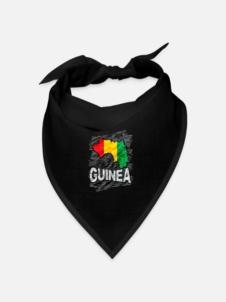Guinea - Bandana Dreieckstuch - Schwarz