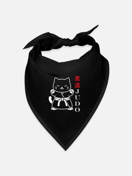 Judo - Bandana Dreieckstuch - Schwarz