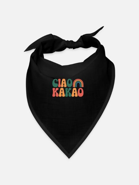 Ciao Kakao - Bandana Dreieckstuch - Schwarz