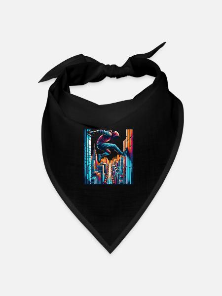 Parkour - Bandana Dreieckstuch - Schwarz