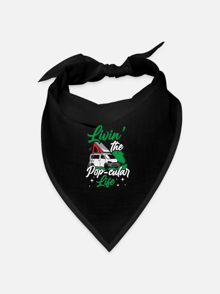 Wohnmobilzubehör Pop-up-camper - Bandana Dreieckstuch - Schwarz