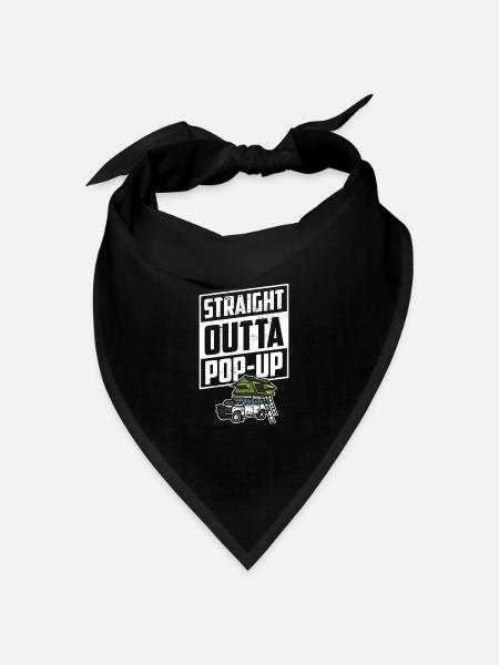 Wohnmobilzubehör Pop-up-camper - Bandana Dreieckstuch - Schwarz