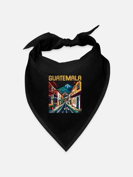 Guatemala - Bandana Dreieckstuch - Schwarz