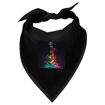 Gitarre - Bandana Dreieckstuch - Schwarz - Vorne