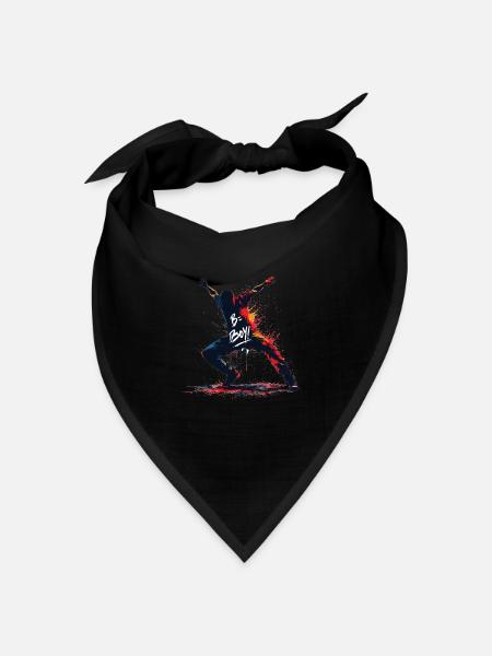 B-Boy Breakdance Hip Hop Tanz Tänzer Breakdance - Bandana Dreieckstuch - Schwarz