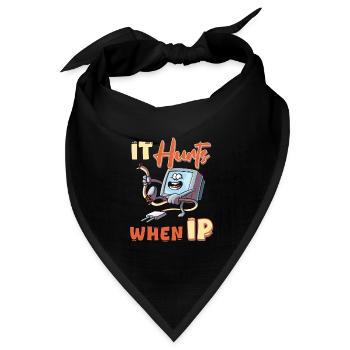 IT Geek, PC Zubehör Speichergeräte Evolution - Bandana Dreieckstuch - Schwarz - Vorne