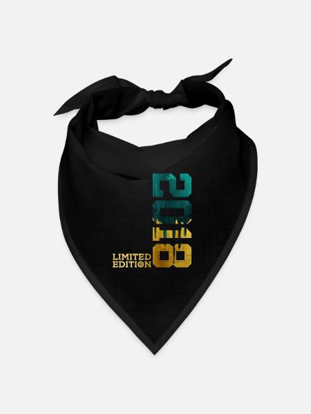 8. GEBURTSTAG LIMITED EDITION 2018 - Bandana Dreieckstuch - Schwarz