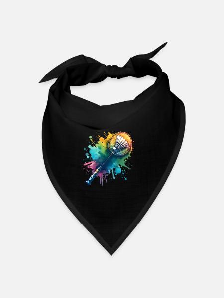 Badminton - Bandana Dreieckstuch - Schwarz