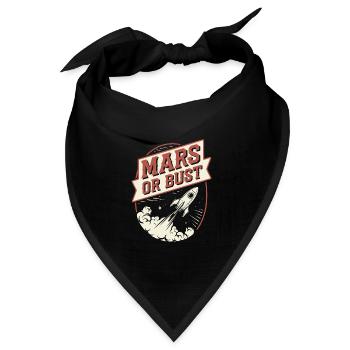 Astrobiology Space Exploration Extraterrestrial - Bandana Dreieckstuch - Schwarz - Vorne