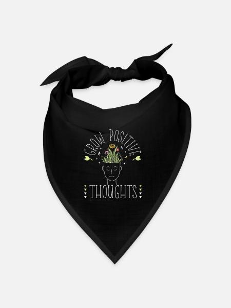 Plant Lover Gardening Grow - Bandana Dreieckstuch - Schwarz