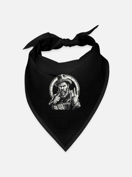 Grantler Grantig Bairischen Dialekten Bayern - Bandana Dreieckstuch - Schwarz
