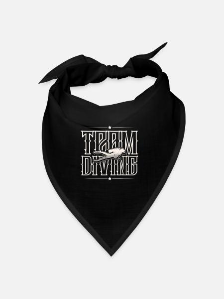 Team Diving - Bandana Dreieckstuch - Schwarz