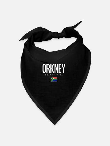 Orkney Südafrika - Bandana Dreieckstuch - Schwarz