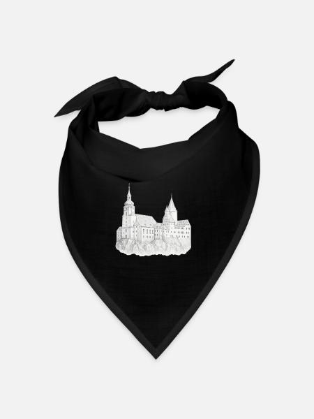 Schwarzenberg Erzgebirge Schloss - Bandana Dreieckstuch - Schwarz