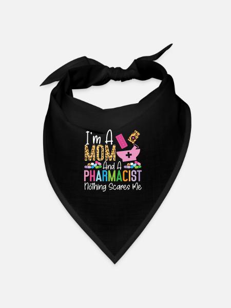 Pharmacy Tech Technician - Bandana Dreieckstuch - Schwarz