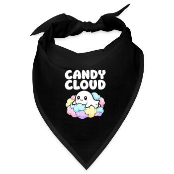 CANDY CLOUD - GEIST HALLOWEEN - Bandana Dreieckstuch - Schwarz - Vorne