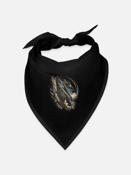 Falknerei Falkner - Bandana Dreieckstuch - Schwarz