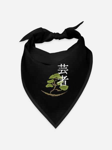 japan Otaku japanisch anime asiatisch - Bandana Dreieckstuch - Schwarz