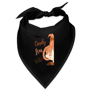 Cindy lou who  christmas weihnachten fun - Bandana Dreieckstuch - Schwarz - Vorne