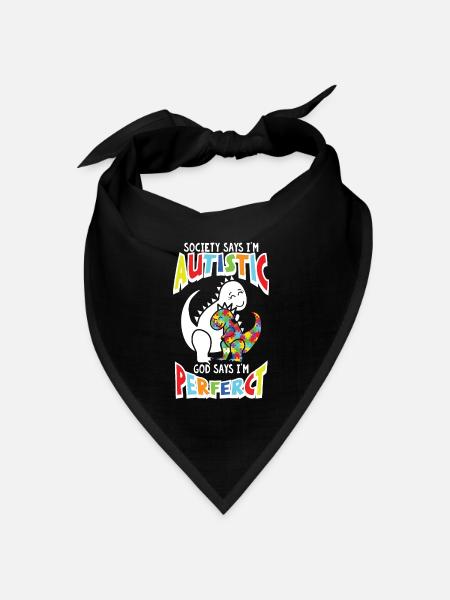 Sonderpädagogik Bewusstsein Autismus Bewegung Gesc - Bandana Dreieckstuch - Schwarz